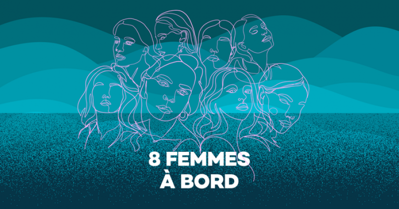 Ecoute nomade du podcast RTS "8 femmes à bord"