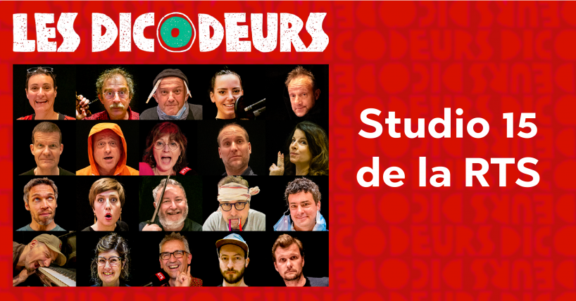 Les Dicodeurs au Studio 15 de la RTS